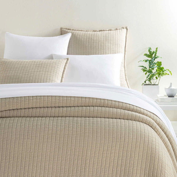 Boyfriend White Matelassé Coverlet
