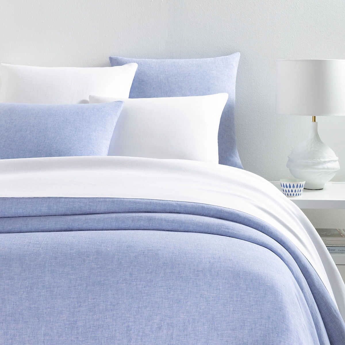 Lush Linen Sky Duvet Cover