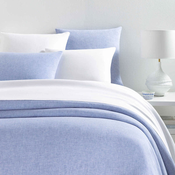 Lush Linen Sky Duvet Cover
