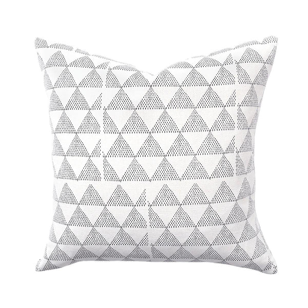 SHALE BLACK OYSTER SQUARE PILLOW